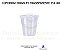 COPOBOM 200ML PS TRANSPARENTE 25X100 - Imagem 1