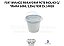 F697 BRANCO FIBRAFORM POTE MOLHO C/ TAMPA 60ML 5,9X4,7CM CX.14X50 - Imagem 1