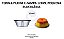 FORMA PUDIM C/ TAMPA 120ML PEQUENA CX.30X10 PLASTILANIA - Imagem 1