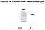 GARRAFA PET QUADRADA 300ML TAMPA LARANJA C/100 (CRISTAL) MULTPLAST - Imagem 1