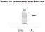 GARRAFA PET QUADRADA 300ML TAMPA VERDE C/100 (CRISTAL) MULTPLAST - Imagem 1