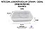 POTE COM LACRE RETANGULAR PP 350ML 20X10 C/TAMPA PRAFESTA (FREEZER/MICRO) KIT - Imagem 1