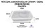 POTE COM LACRE RETANGULAR PP 500ML 20X10 C/TAMPA PRAFESTA (FREEZER/MICRO) KIT - Imagem 1