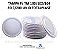 TAMPA P/ TM 100/102/104 FD C/200 UNID TOTALPLAST - Imagem 1
