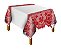 TOALHA MESA 70X70 LEITOSA DECORADA VERMELHO C/ 10 UND - Imagem 1