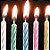 VELA PALITO ESPIRAL AZUL CX.10X20 - Imagem 1