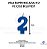 VELA SUPER BIG AZUL N 2 PC C/10 BELLYFEST - Imagem 1