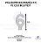 VELA SUPER BIG BRANCA N 6 PC C/10 BELLYFEST - Imagem 1