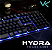 Teclado Gamer Hydra 107 Teclas 12 Multimídia Com Led Azul Tecla Mecanica - Imagem 2