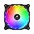 COOLER PARA GABINETE C3TECH F9-L150RGB 120X120X25MM LED RGB - Imagem 1