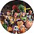 Painel Festa Redondo 3d Toy Story Estampa Digital Sublimado 1,80M - Imagem 1