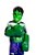 Fantasia Hulk Com Enchimento, Mascara Infantil E Luvas - Imagem 2