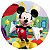 Painel Festa Redondo Mickey  3d Estampa Digital 1,80M - Imagem 1