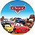 Painel Festa Redondo Carros McQueen 3d Estampa Digital 1,80M - Imagem 1