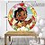Painel Festa Redondo Moana Baby 3d Estampa Digital 1,80M - Imagem 3