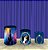 Capa Para Trio De Mesas Cilindro Mickey Realeza Kit 3 Capas - Imagem 1