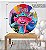 Painel Festa Redondo 3d Trolls estampa Digital 1,50M - Imagem 3