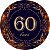 Painel Festa Redondo Festa 60 Anos 1, 3d 1,50 Diametro - Imagem 1