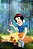 Painel Festa Retangular P/ Casado 1,5x2,2m Branca De Neve 3 - Imagem 1