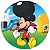 Painel Festa Redondo Mickey Mod. 6, 3d Sublimado 1,50 Diam. - Imagem 1