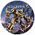 Painel Redondo 1,50 Trio Capa De Cilindro Transformers 2 - Imagem 2