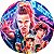 Painel Festa Redondo Stranger Things 1 3d Sublimado 1,50 Dia - Imagem 1