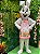 Fantasia De Coelho Da Pascoa Com Avental Mascote Pascoa Mod5 - Imagem 2