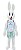 Fantasia De Coelho Da Pascoa Com Avental Mascote Pascoa Mod6 - Imagem 4