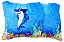 Manta E Fronha Baby Shark Azul, Cobertor Fleece Solteiro Macio , 2pçs - Imagem 6