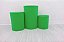 Capa P/ Trio De Mesas Cilindro Cor Lisa Em Tecido Decoração Verde Claro - Imagem 2