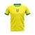 Camiseta Masculina Copa Do Mundo, Camiseta Amarela Mod Torcedor Seleção - Imagem 3