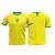 Camiseta Masculina Copa Do Mundo, Camiseta Amarela Mod Torcedor Seleção - Imagem 1