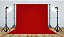 Tecido Fundo Infinito Fotográfico Chroma Key 1,78 X 2,20m - Vermelho - Imagem 1