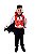 Fantasias Vampiro Com Capa Infantil Halloween Dia Das Bruxas - Imagem 1