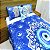 Manta Casal Com Fronhas e Almofada, Olho Grego, Cobertor Casal 4 Peças, Fleece - Imagem 5
