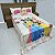 Manta Casal Com Fronha E Almofada Princesas Cobertor Fleece 4pç - Imagem 1