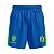 Camiseta E Calção Futebol Infantil Seleção Brasil Copa Azul - Imagem 5