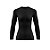Camiseta Feminina Manga Longa Uv50 Inverno/verão Preto - Imagem 2
