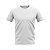Camisa Dry Fit Masculina Manga Curta Proteção UV 50 Branco - Imagem 2