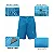 Bermuda Masculina Dry Fit Com Bolso Casual e Esportiva Vermelha - Imagem 3