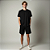 Bermuda Masculina Dry Fit Com Bolso Casual e Esportiva Preto - Imagem 1