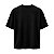 Camiseta Oversize Preta Masculina Lisa Algodão - Imagem 6