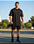 Camiseta Oversize Preta Masculina Lisa Algodão - Imagem 4