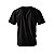 Camiseta Slim Fit Preta Masculina Lisa Algodão - Imagem 4