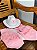 Colete e Chapéu Country Infantil Branco e Rosa Com Strass - Imagem 3