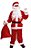 Fantasia Papai Noel Adulto , roupa de papai noel - Kit 9 peças - Imagem 1
