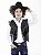 Colete Cowboy Com Chapéu Preto Infantil Unissex Kit 2 Peças - Imagem 8