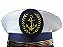 Quepe Almirante Capitão da Marinha Adulto Luxo - Imagem 3