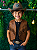 Colete Country Infantil Unissex Marrom Festa Rodeio - Imagem 1