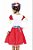Vestido Caipirona Infantil Vermelho - Imagem 4